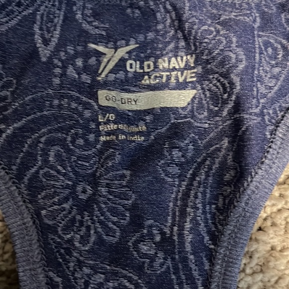 Old Navy Racerback Tank, Size Large - Picture 3 of 3